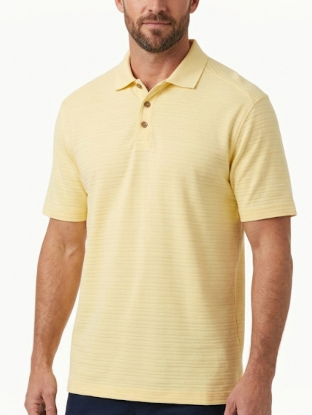 📌3for$10 Tommy Bahama Men's Yellow Polo Shirt Size L